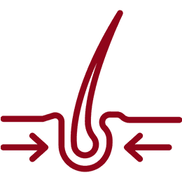 Blocked hair follicles