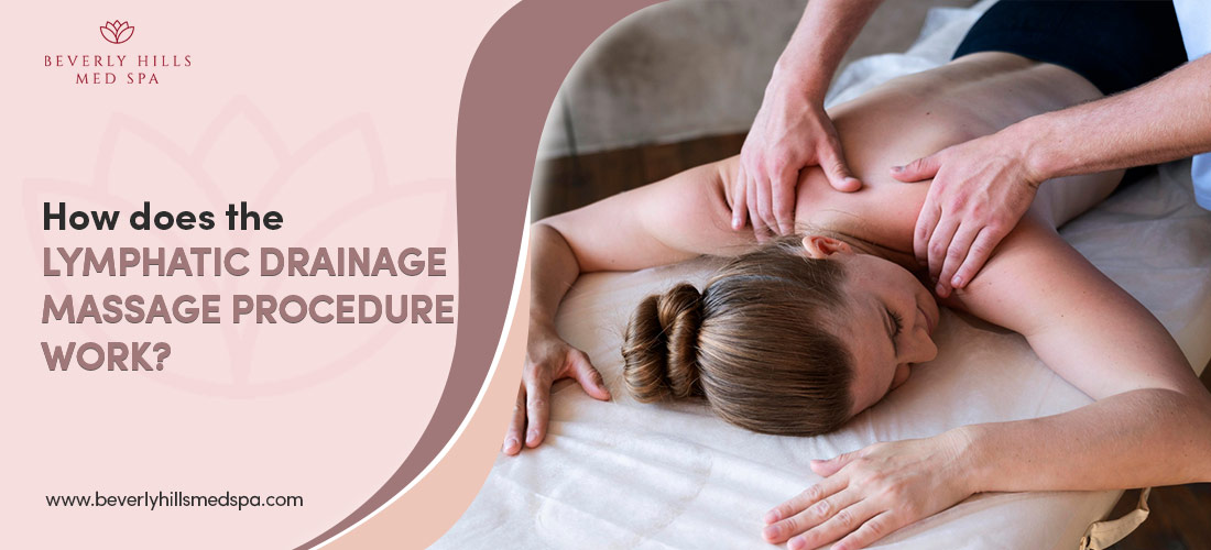 lymphatic drainage massage procedure